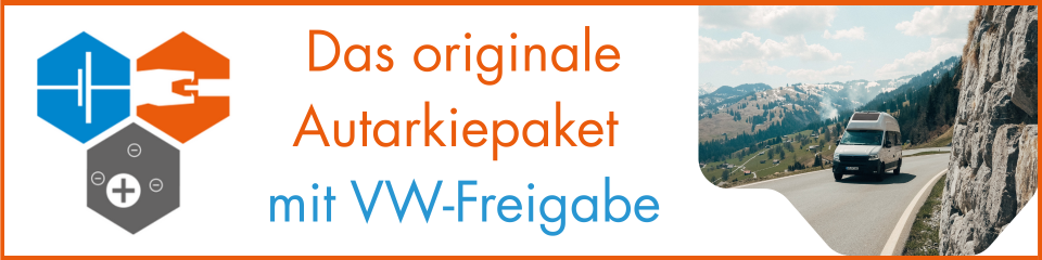 Werbeanzeige für Carelectric - das Autarkiepaket von VW