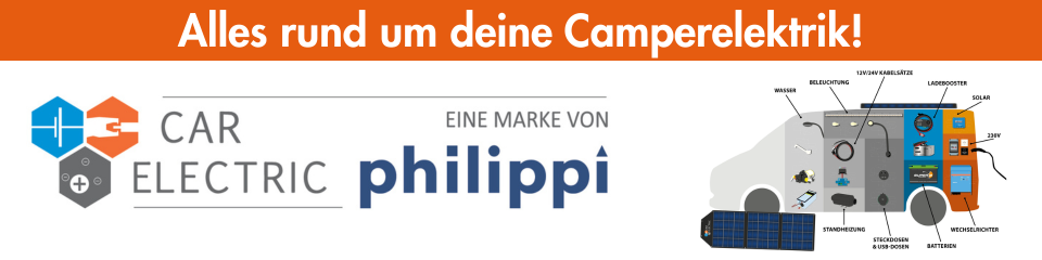 Werbeanzeige der Firma Car Electric - Camperelektrik