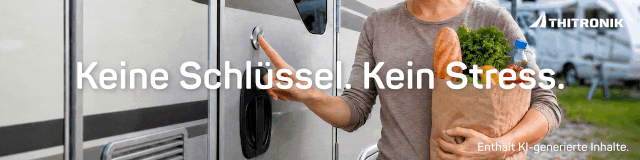 Fingerabdrucksensor an der Campertür von Thitronik - mehr Sicherheit am Campingfahrzeug